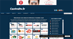 Desktop Screenshot of centraltv.fr